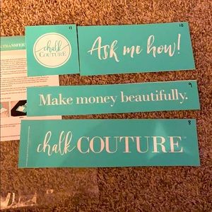 Chalk Couture Ask Me How Silkscreen B Transfer